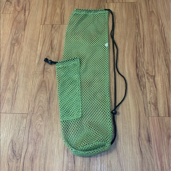 Green Mesh Yoga Mat Bag